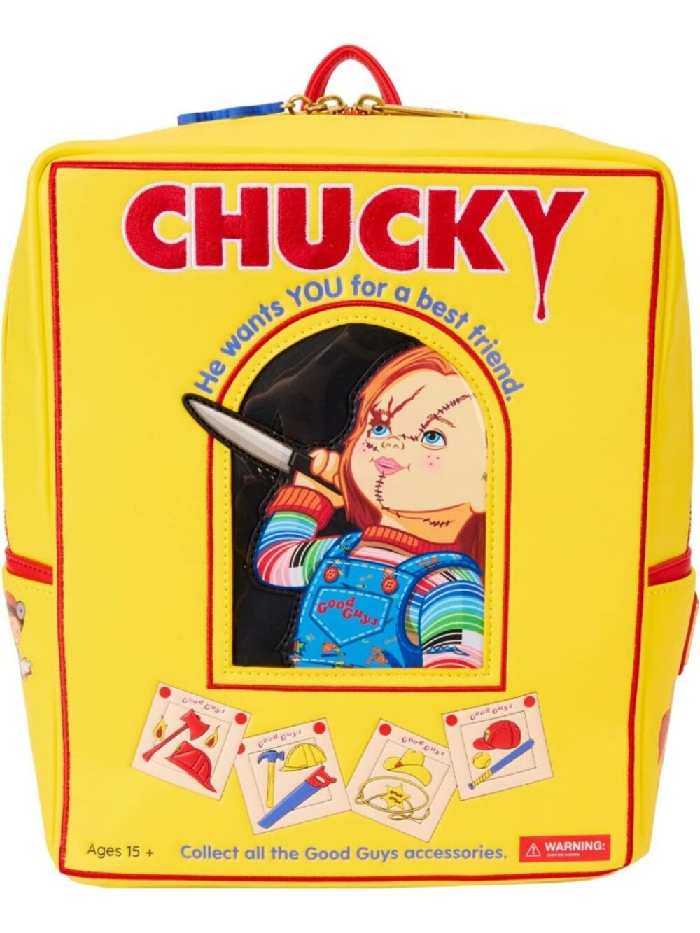 Chucky Good Guys Mini Backpack | Cute Child's Play Bag | Horror Movie Accessory